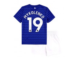 Everton Vitaliy Mykolenko #19 Replik Heimtrikot Kinder 2025-26 Kurzarm (+ Kurze Hosen)